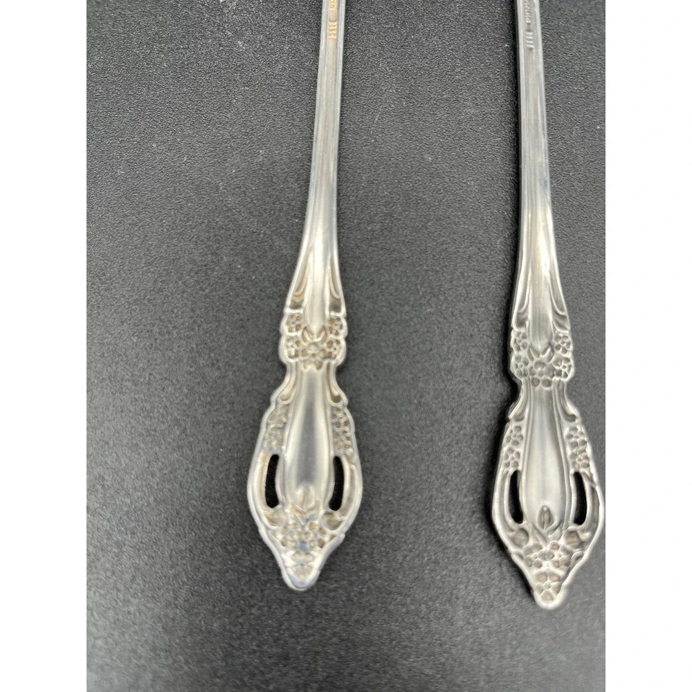 Brahms Stainless Iced Tea Spoons 3 Piece Set Oneida Silver Distinction Plus